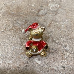 ✂️Christmas Teddy Bear Pin